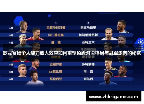 欧冠赛场个人能力放大效应如何重塑顶级对决格局与冠军走向的秘密